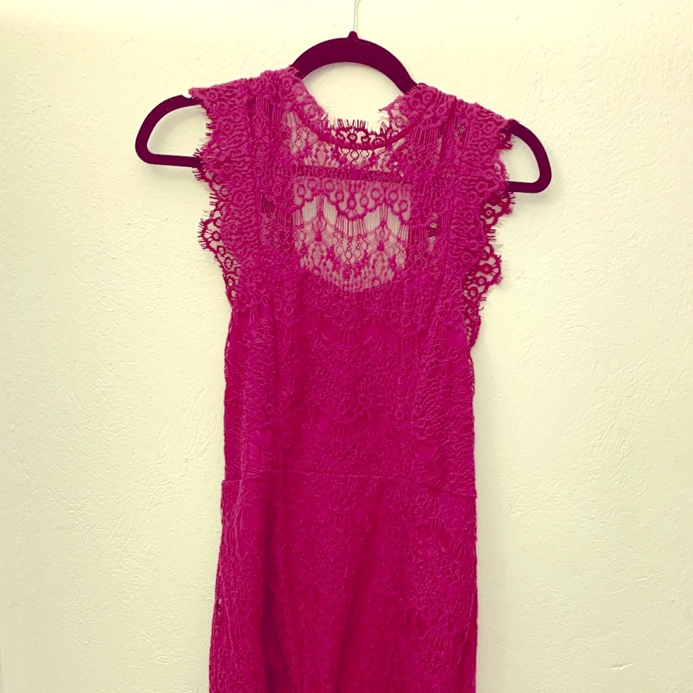 Free People Magenta Dress